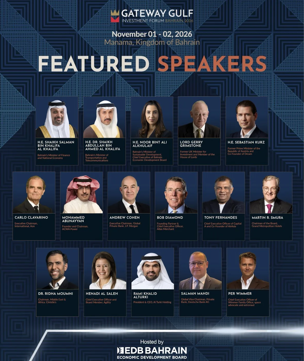 Global Industry Leaders to Take Centre Stage at Gateway Gulf 2026 in Bahrain